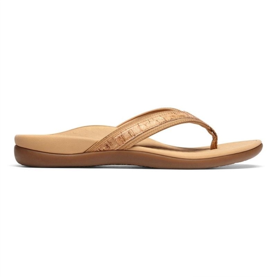 Sandalia Vionic Cork Tide Ii Toe Post