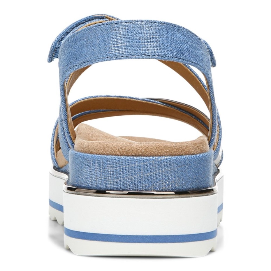 Sandalia Vionic Kelly\s Flatform Azul Vallarta