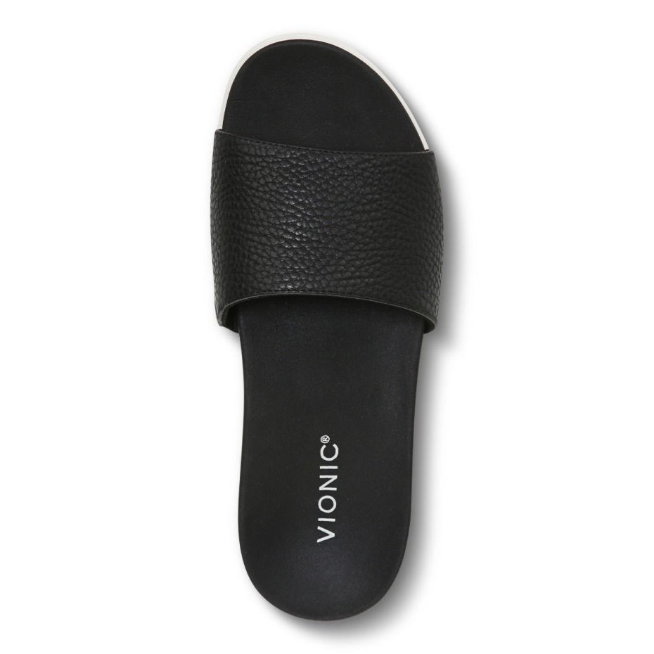 Sandalia Vionic Val Slide Negro