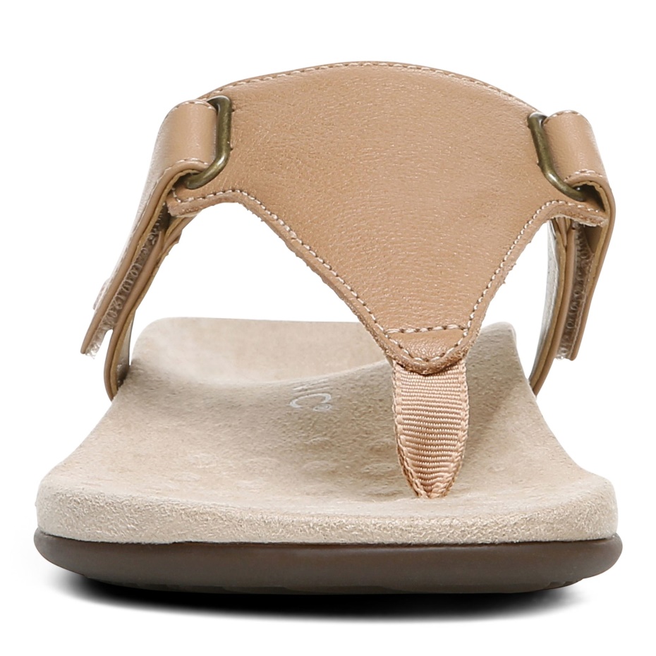 Sandalia Vionic Wanda T-strap Macaroon