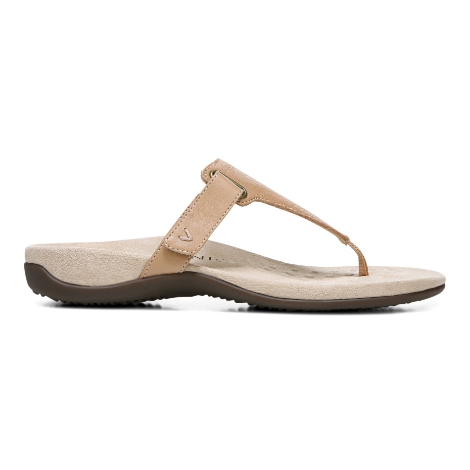 Sandalia Vionic Wanda T-strap Macaroon