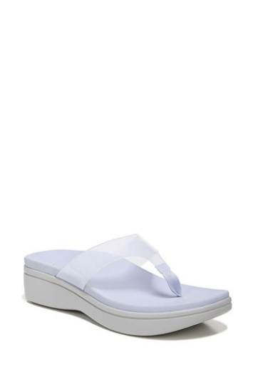 Sandalias De Cuña Vionic Azul Luminoso