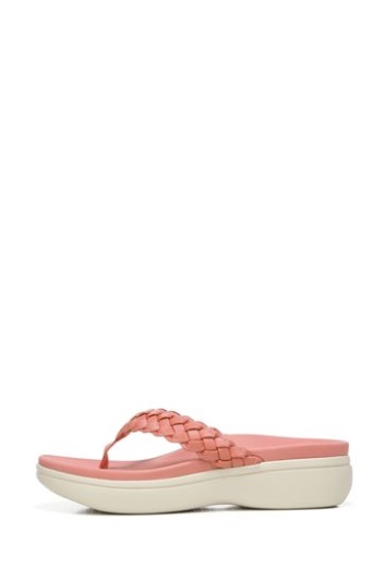 Sandalias Rojas Con Cuña Kenji Vionic