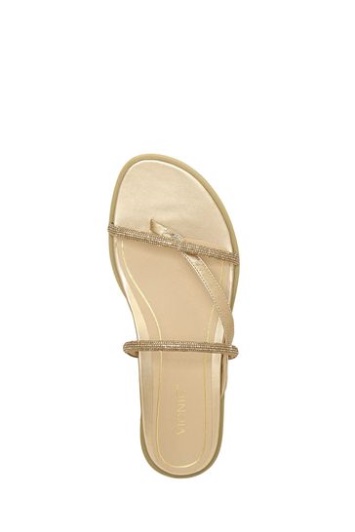 Sandalias Vionic Con Prisma Dorado