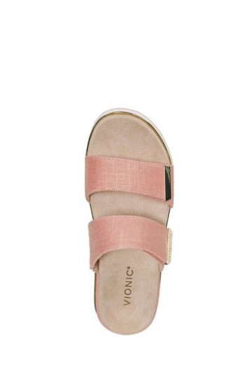 Sandalias Vionic Naranja Brandie Slider