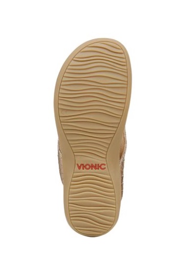 Sandalias Vionic Pink Bella Metal Croc