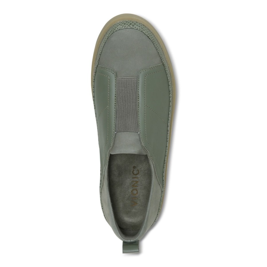 Slip Vionic Zinah En Verde Militar