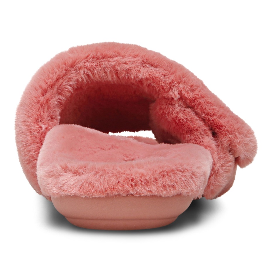 Sueño Zapatilla De Felpa Vionic Terracota Felpa