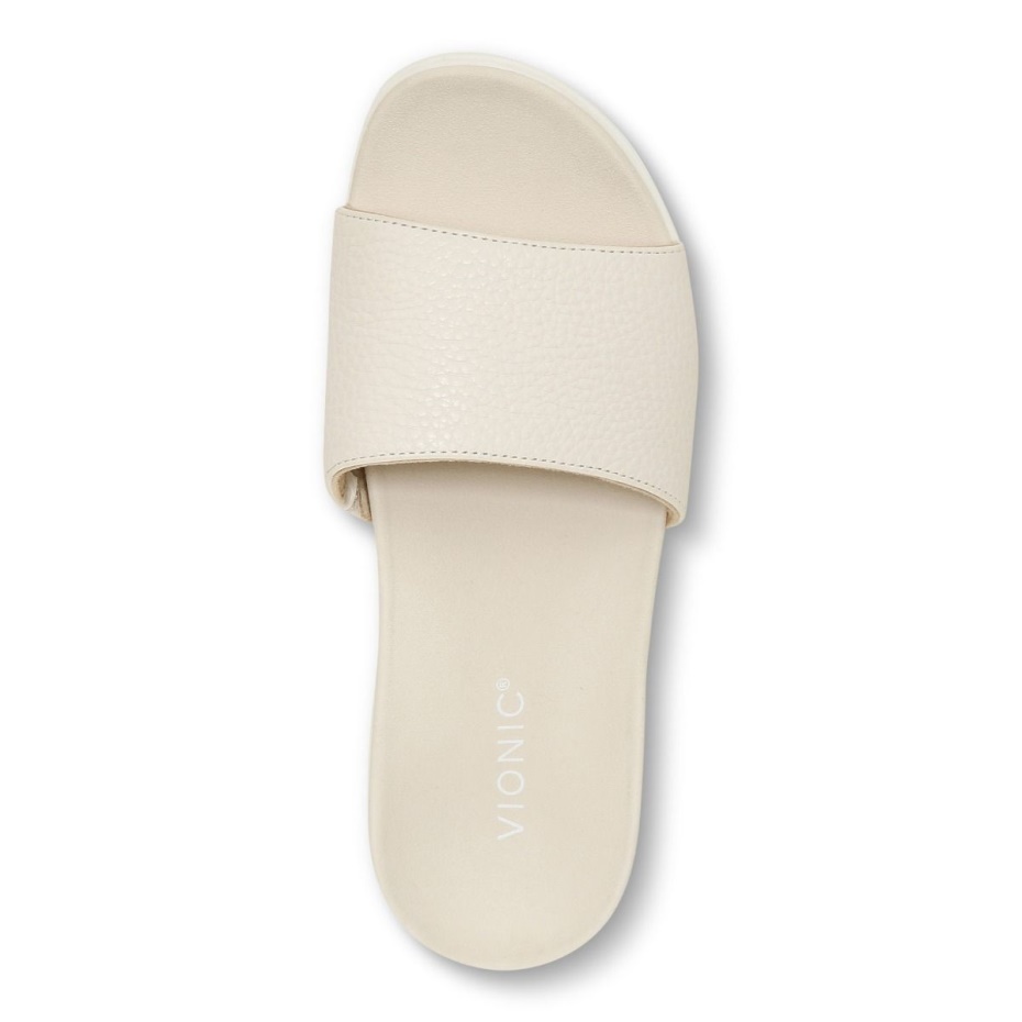 Val Slide Sandalia Vionic Crema
