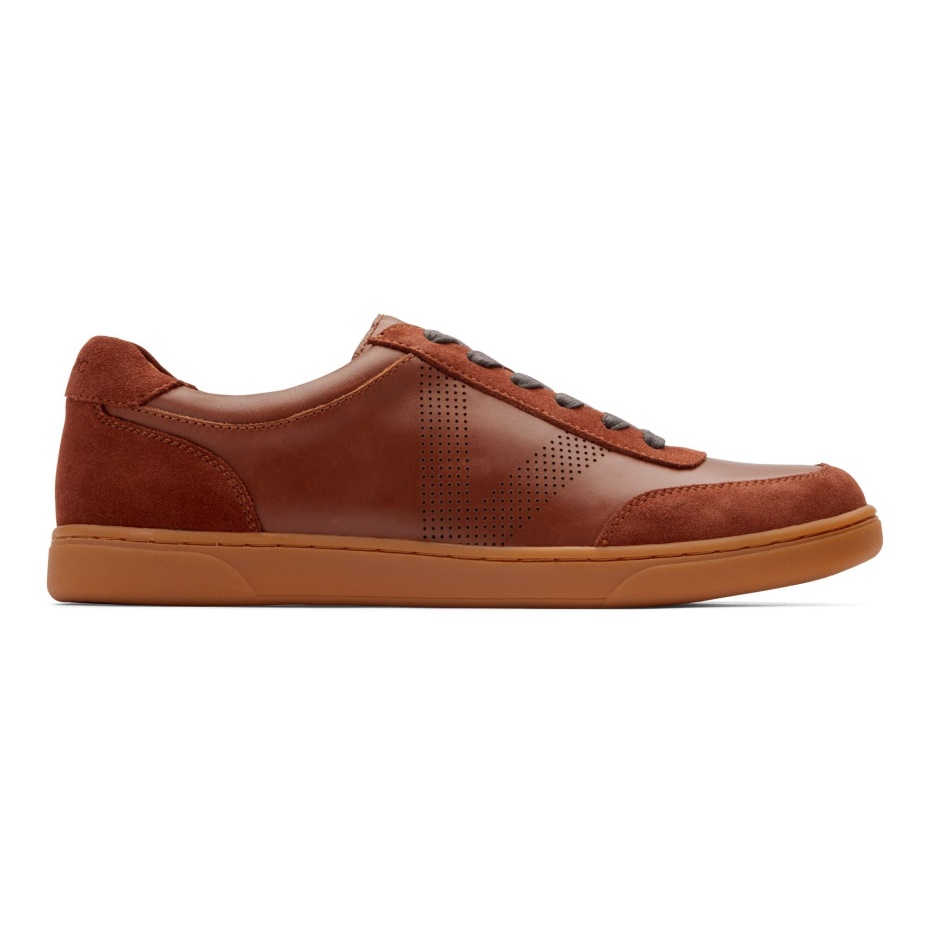 Vionic Brok Zapatillas Casual Con Cordones Marrón Oscuro