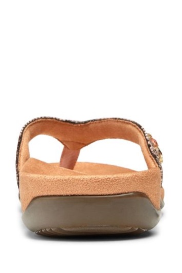 Vionic Camellia Blush Pink Lucia Toe Post Sandalias