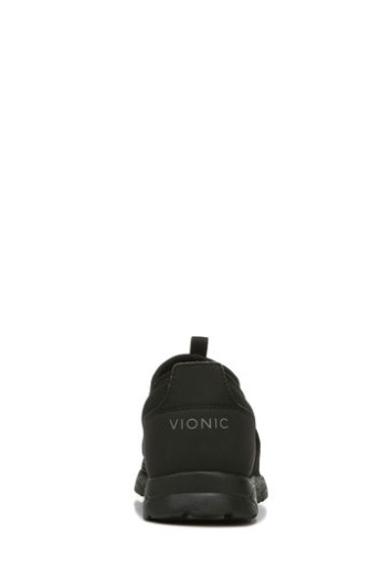 Vionic Camrie Negro Resbalón En Los Zapatos De Moda
