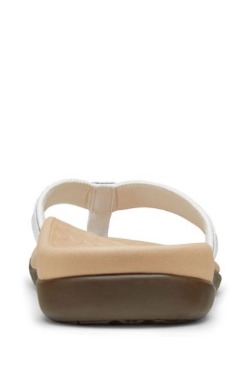 Vionic Casandra Toe Post Thong Sandalias Blancas