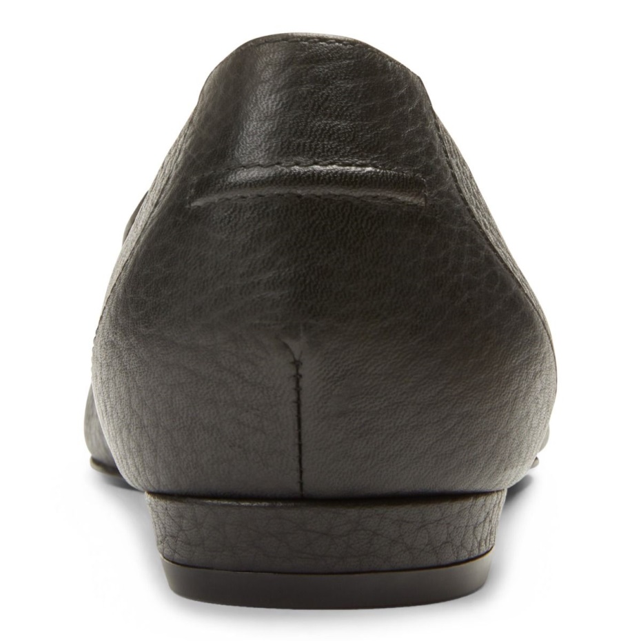 Vionic De Cuero Negro Plano Noah