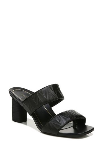 Vionic Emaline Diapositivas Negras De Moda