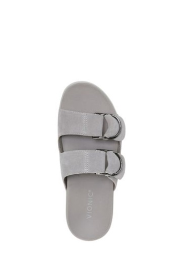 Vionic Gris Corlee Slider Sandalias De Moda