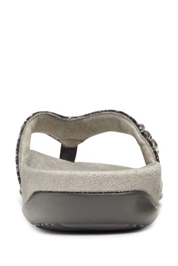 Vionic Gris Pizarra Lucia Thong Toe Post Sandalias Moda
