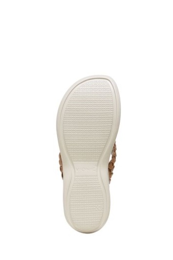 Vionic Kenji Sandalias Marrones Con Cuña