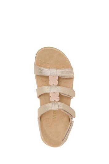 Vionic Rosa ámbar Tobillo Correas Sandalias Moda