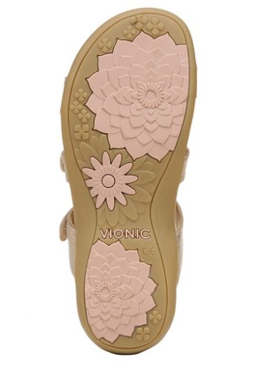 Vionic Rosa ámbar Tobillo Correas Sandalias Moda