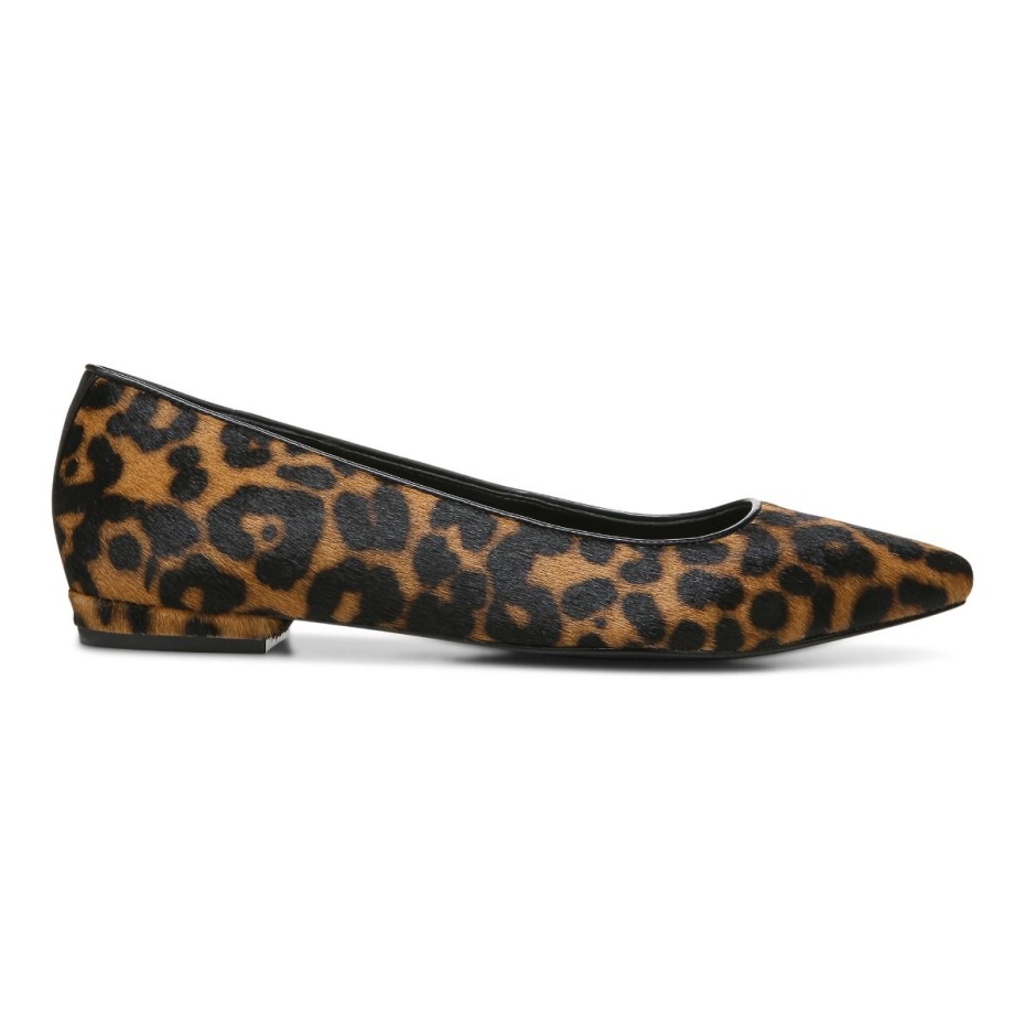 Vionic Tan Leopardo Bailarinas Lena