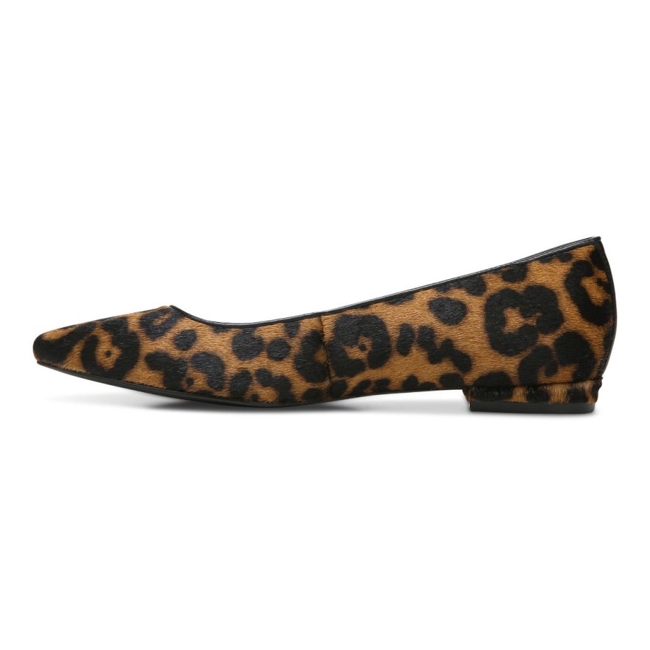 Vionic Tan Leopardo Bailarinas Lena