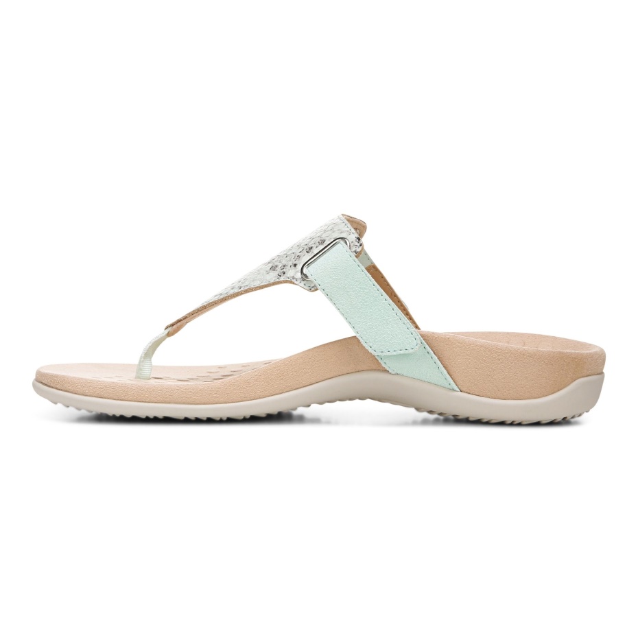 Wanda T-strap Sandalia Espuma De Mar Vionic