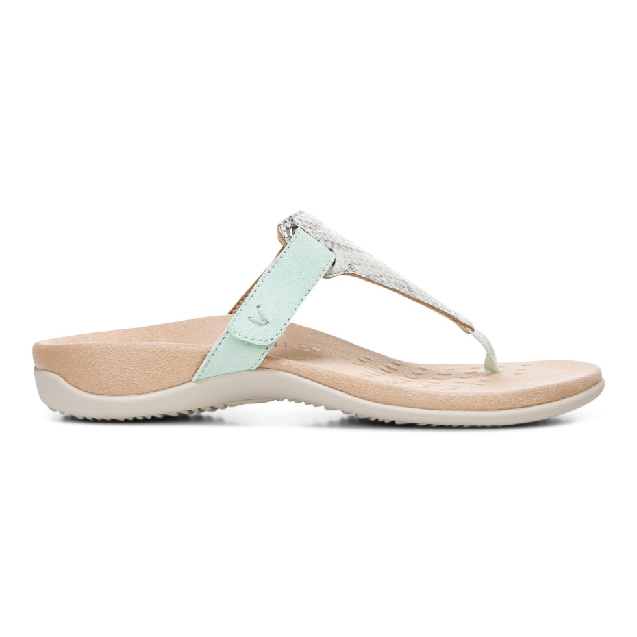 Wanda T-strap Sandalia Espuma De Mar Vionic