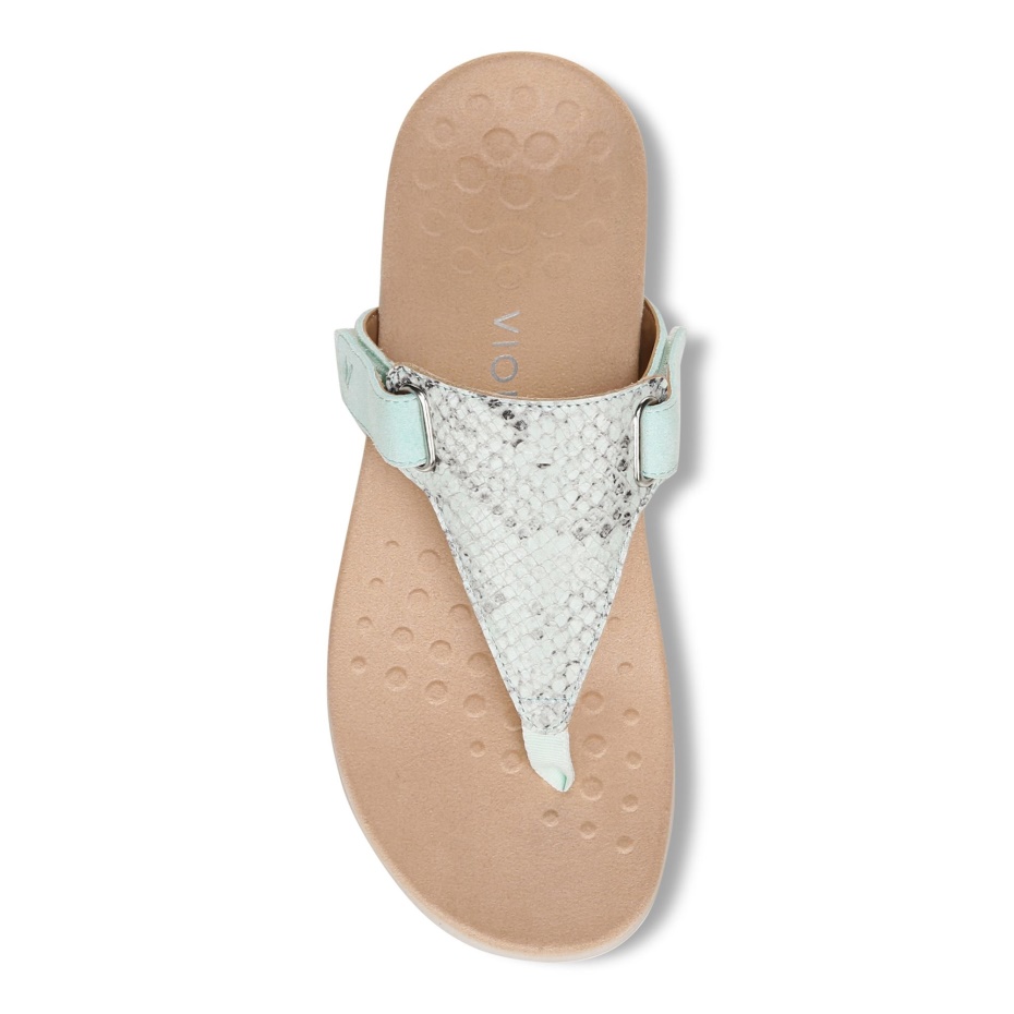 Wanda T-strap Sandalia Espuma De Mar Vionic