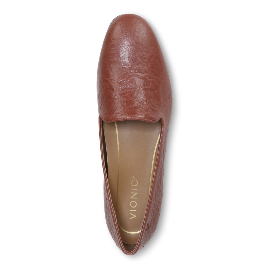Willa Flat Cuero Marron Vionic