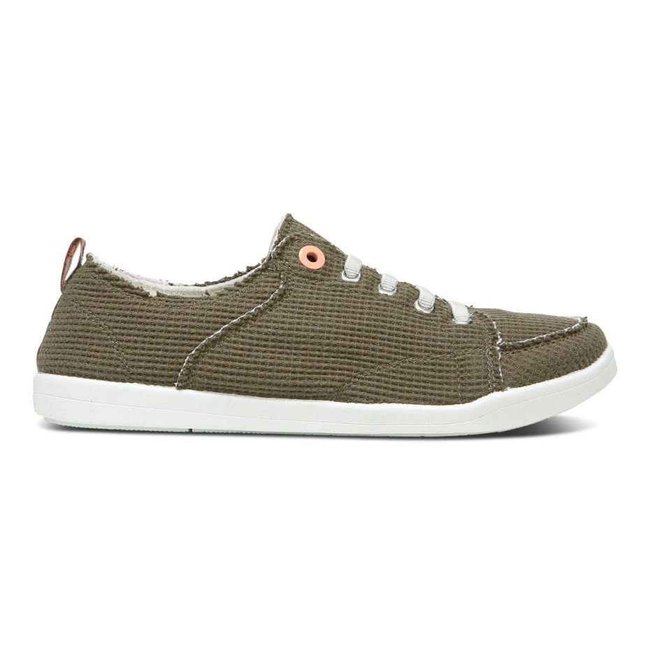 Zapatilla Casual Beach Pismo Tejido Oliva Tejido Vionic