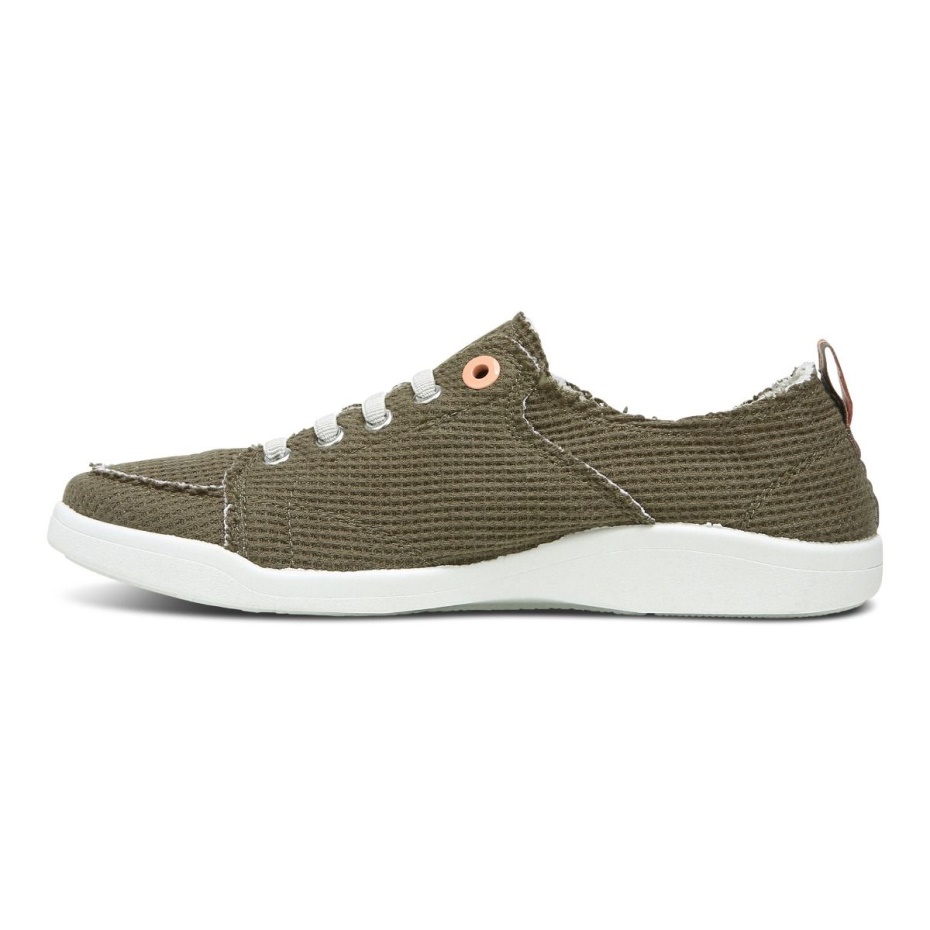 Zapatilla Casual Beach Pismo Tejido Oliva Tejido Vionic