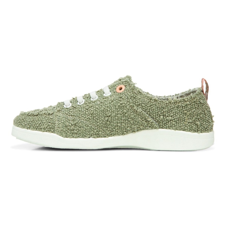 Zapatilla Casual Playa Pismo Boucle Vionic Ejército Verde Boucle
