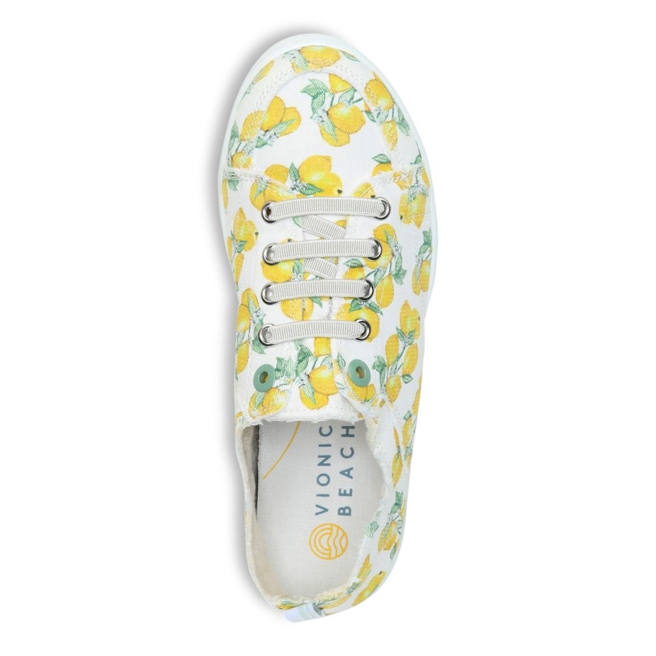 Zapatilla Casual Vionic Beach Pismo Limones De Frutas