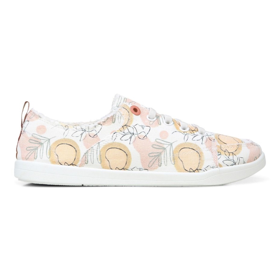 Zapatilla De Deporte Casual Grove White Beach Pismo Orange Grove Vionic