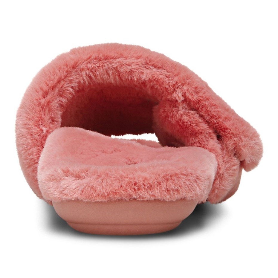 Zapatilla De Peluche Sueño Terracota Vionic