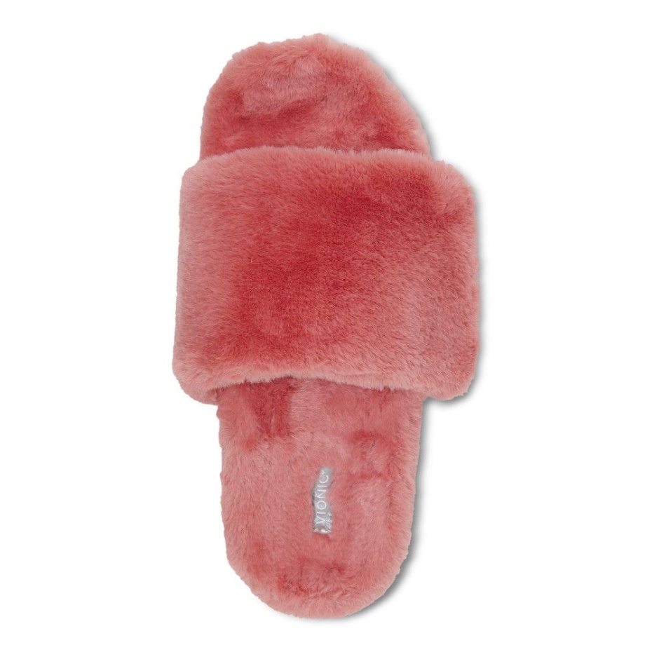 Zapatilla De Peluche Sueño Terracota Vionic