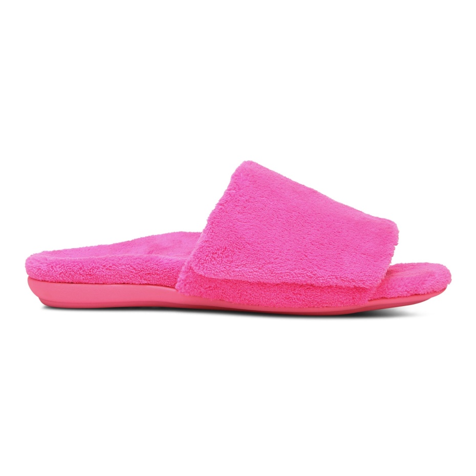 Zapatilla De Sueño Vionic Brillo Rosa