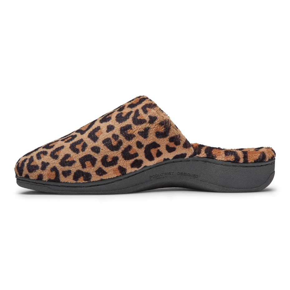 Zapatilla Gemma Leopardo Natural Vionic
