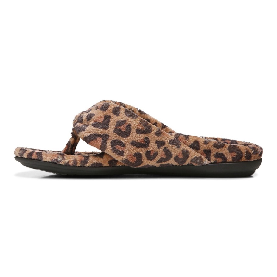 Zapatilla Lydia Vionic Marrón Leopardo