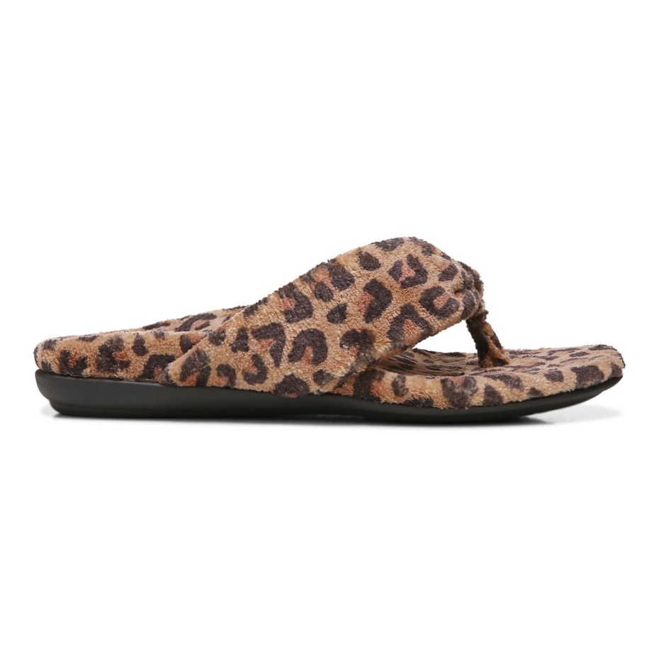 Zapatilla Lydia Vionic Marrón Leopardo