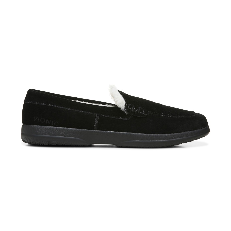 Zapatilla Lynez Ante Negro Vionic