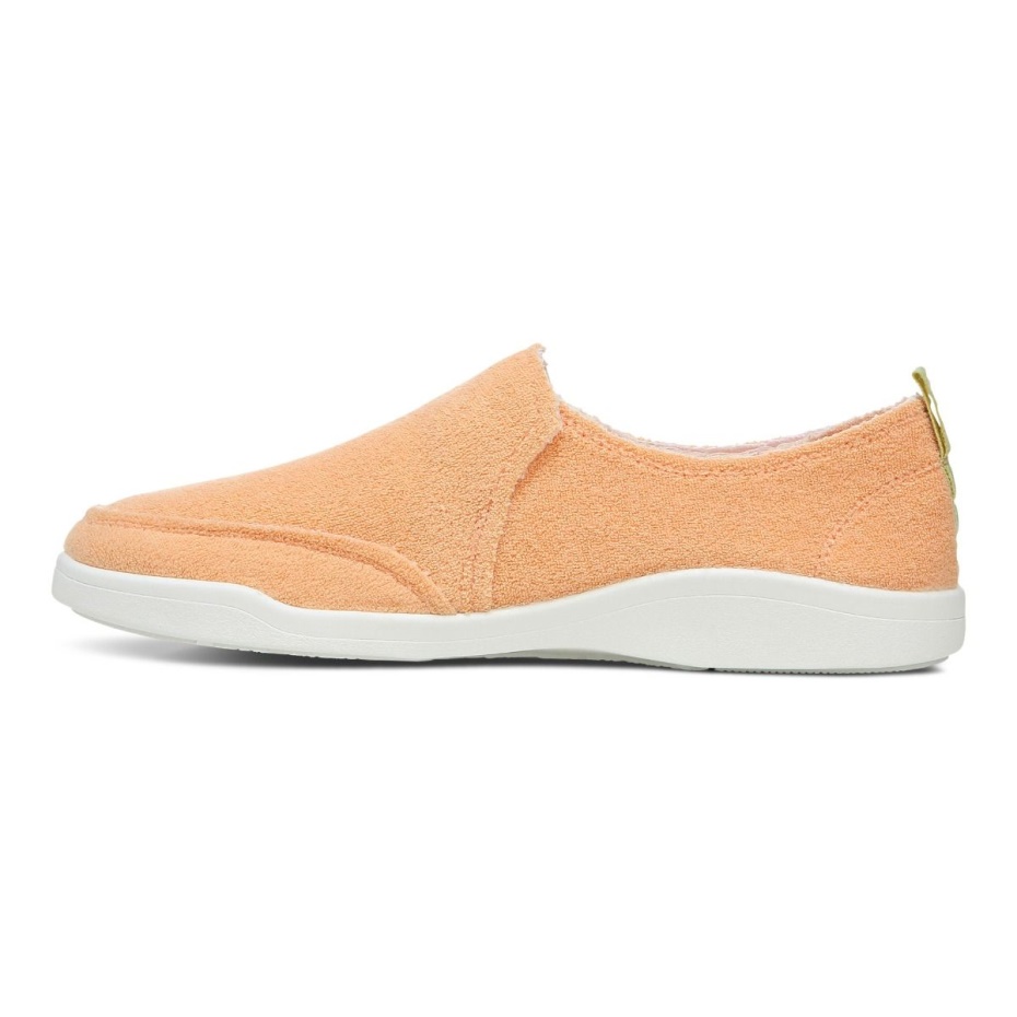 Zapatilla Sin Cordones Albaricoque Terry Vionic Beach Malibu Terry