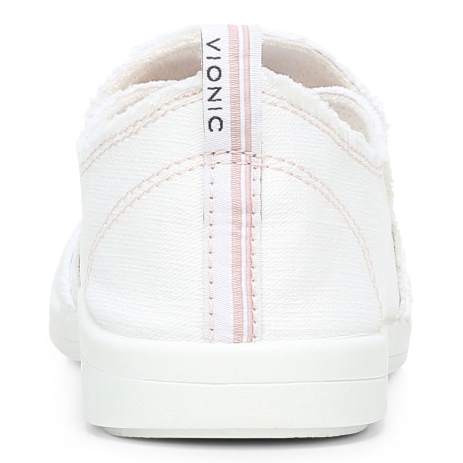 Zapatilla Sin Cordones Beach Malibu Lona Crema Lona Vionic