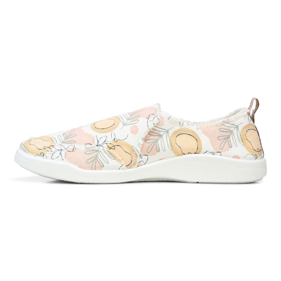 Zapatilla Sin Cordones Beach Malibu Orange Grove Vionic Grove White