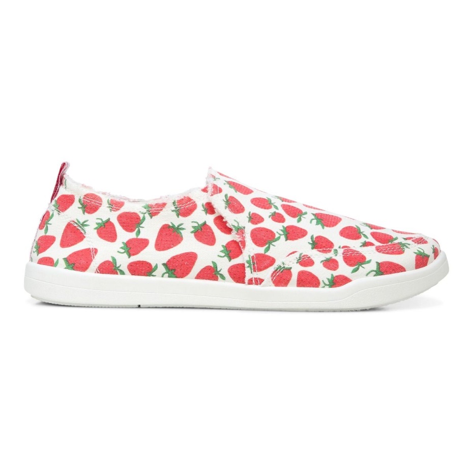 Zapatilla Sin Cordones Vionic Beach Malibu Fresas De Frutas
