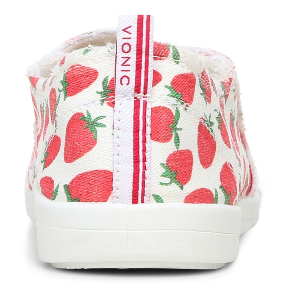 Zapatilla Sin Cordones Vionic Beach Malibu Fresas De Frutas