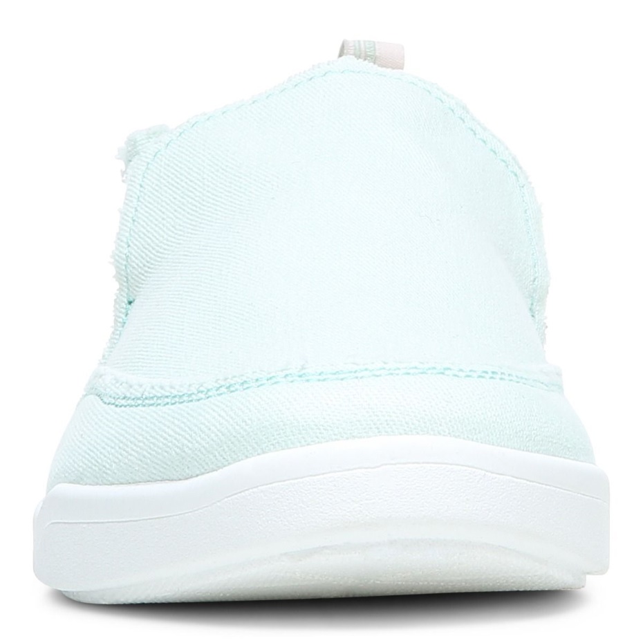 Zapatilla Sin Cordones Vionic Seafoam Canvas Beach Malibu Lona