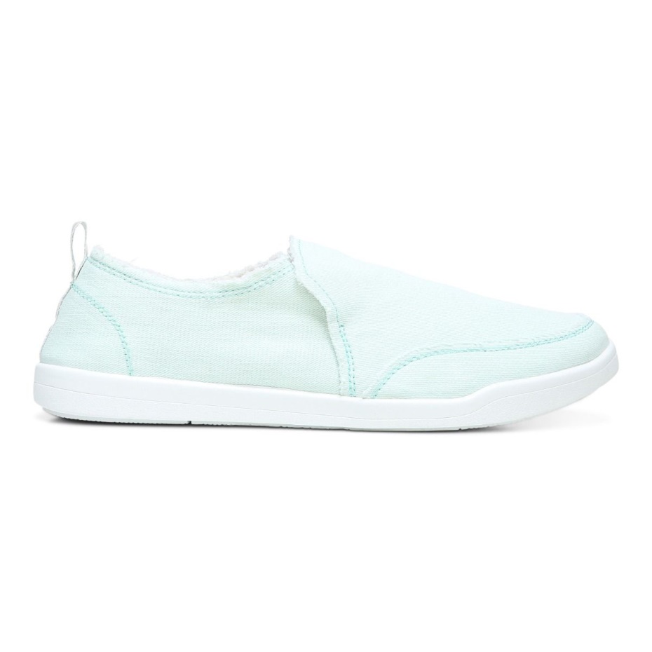 Zapatilla Sin Cordones Vionic Seafoam Canvas Beach Malibu Lona