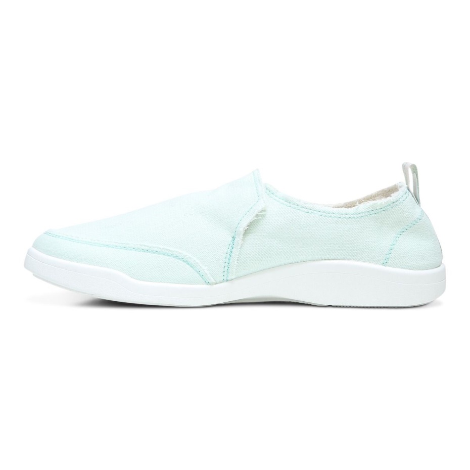Zapatilla Sin Cordones Vionic Seafoam Canvas Beach Malibu Lona